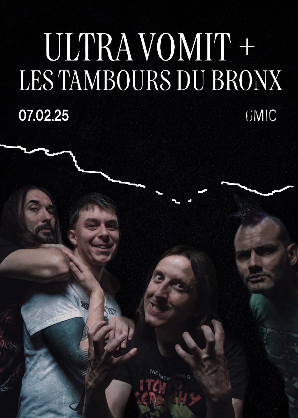 Ultra Vomit + Les Tambours du Bronx @ 6MIC