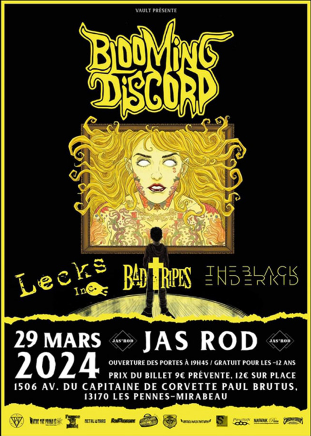 Blooming Discord + Lecks Inc. + Bad Tripes + The Black Enderkid @ Jas Rod